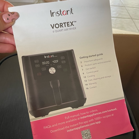 Instant Pot Vortex 6 Quart Air Fryer Oven,4-in-1 Functions,From the Makers - Picture 9 of 10